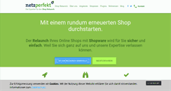 Desktop Screenshot of netzperfekt.de